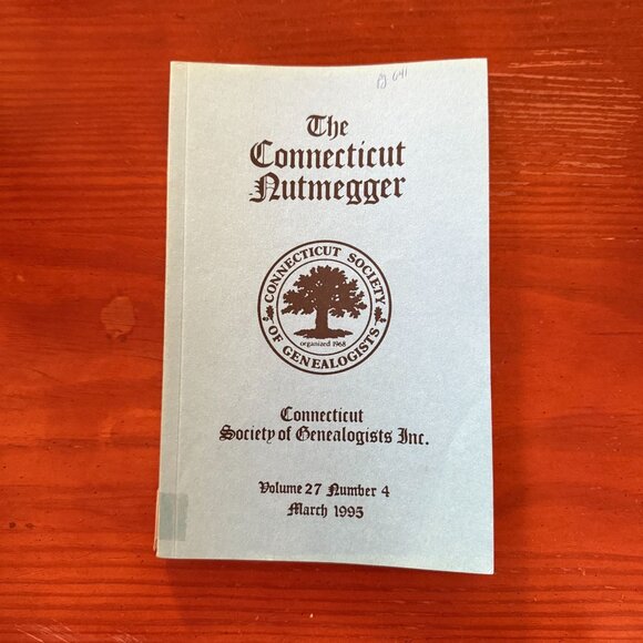The Connecticut Nutmegger Genealogy Journals Vol. 21 27 28 30 1989-1998 - Picture 2 of 5